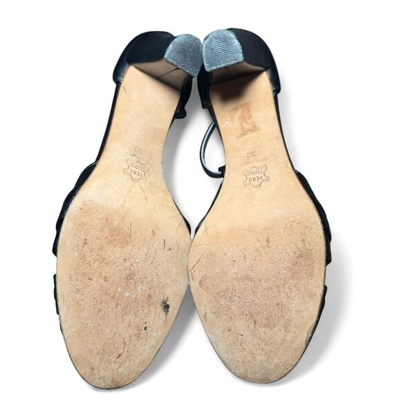 Paolo Iantorno Women’s Black Leather Heels Size 39 (US 8.5-9) Made in Italy - Picture 4 of 8